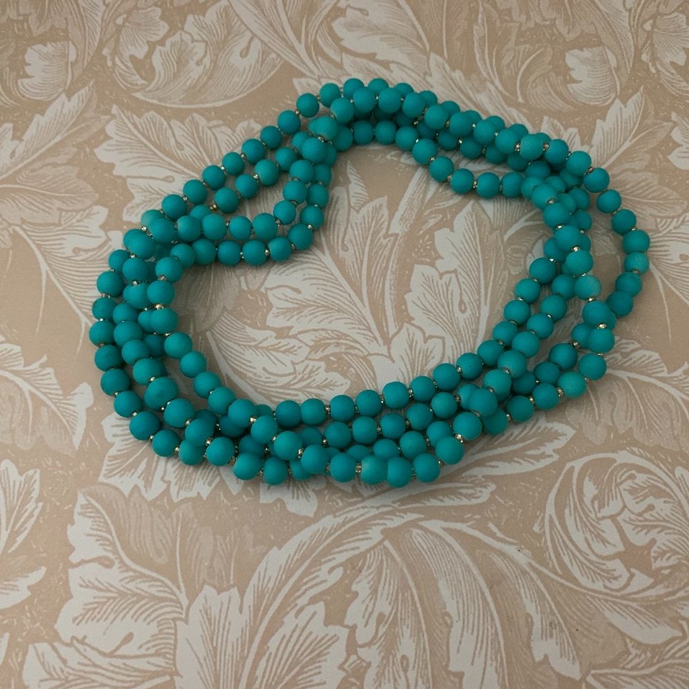 Turquoise Beaded Wrap